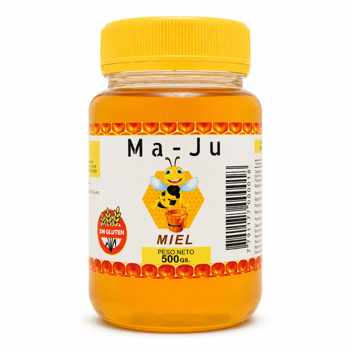 Miel liquida "Ma-Ju" x 500gr Sin tacc
