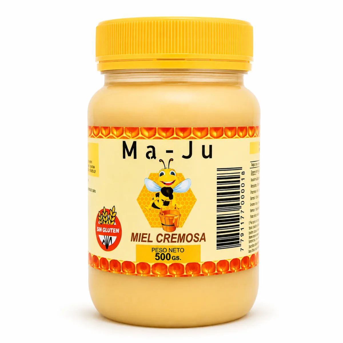 Miel cremosa "Ma-Ju" x 500gr Sin tacc