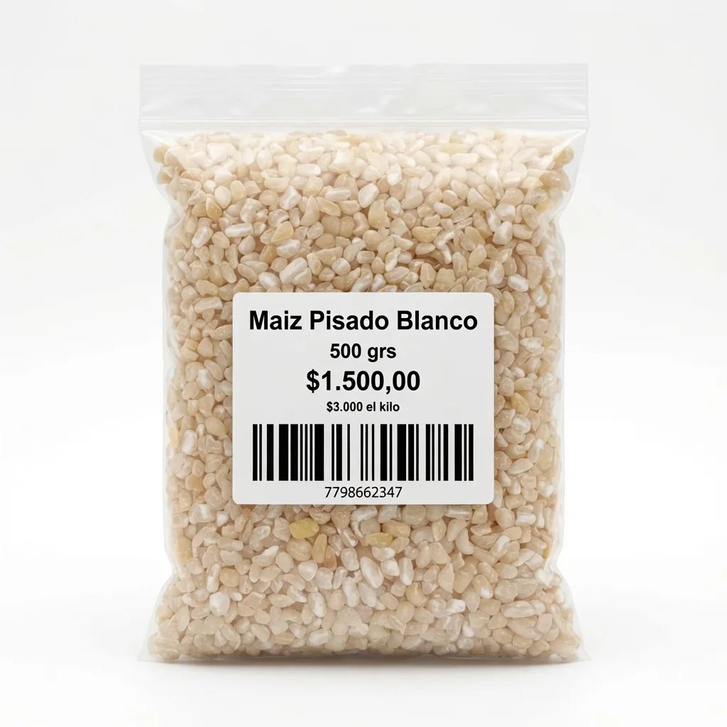 Maiz Pisado Blanco