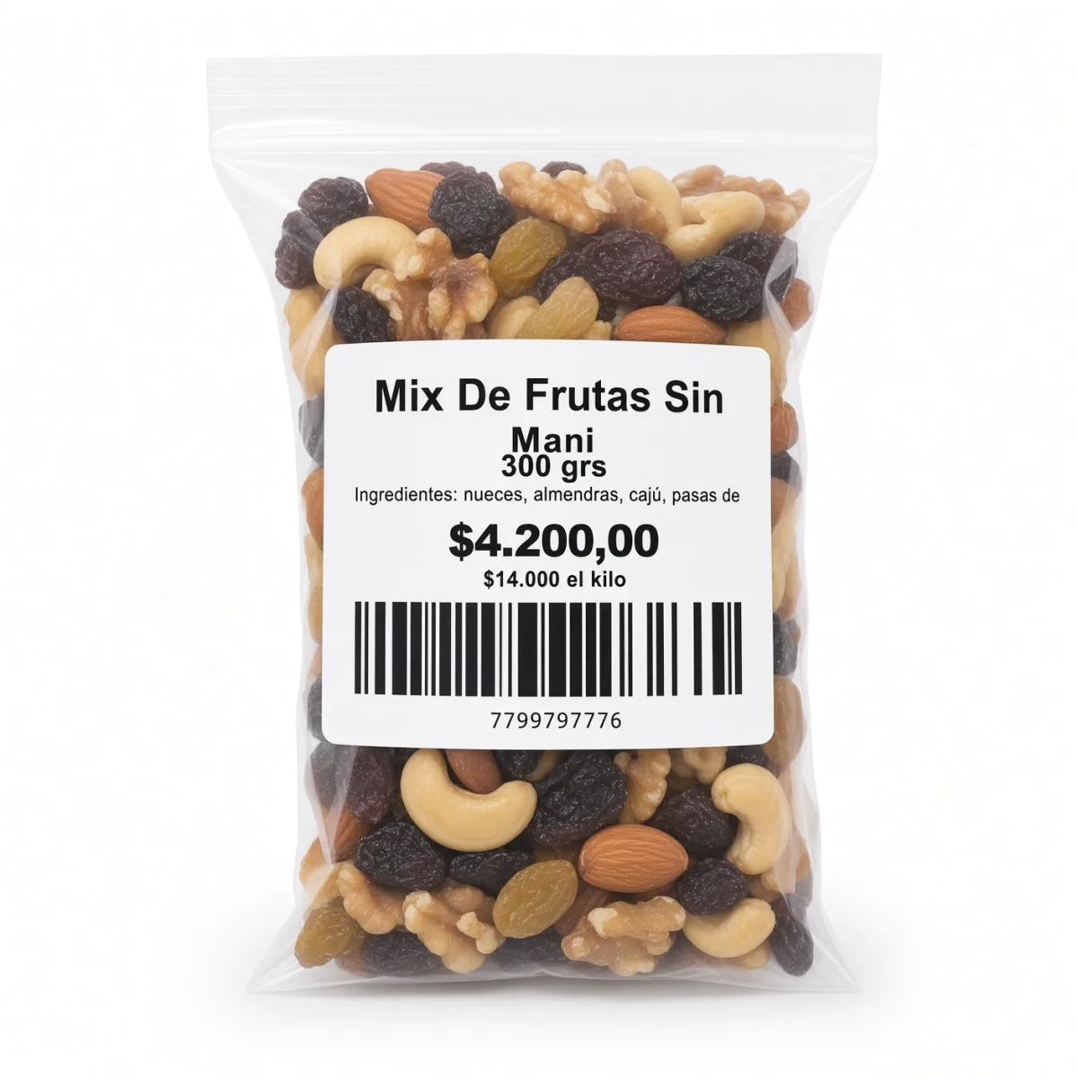 Mix De Frutas Sin Mani